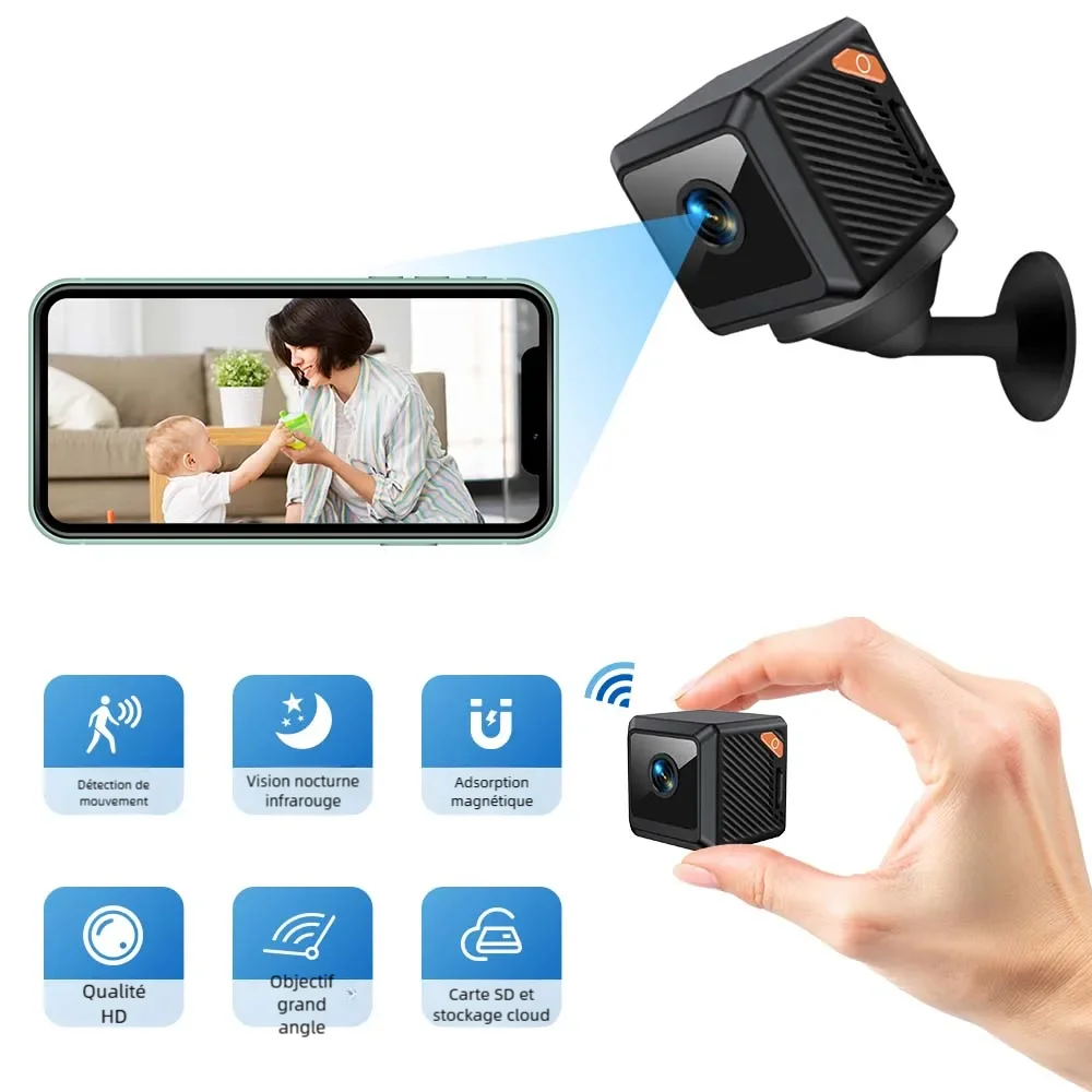 Outdoor Camping Videos - W02 1080P mini protección de seguridad