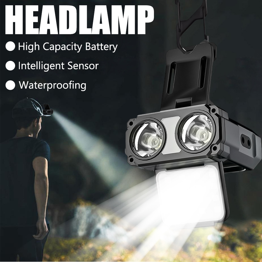 Outdoor Camping Adventure - Sensor COB LED faro tapa Clip