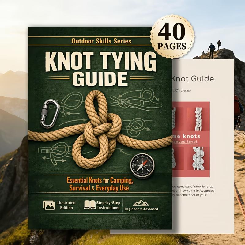 Guía Esencial para Atar Nudos: - Outdoor Camping Adventures reseña y precio