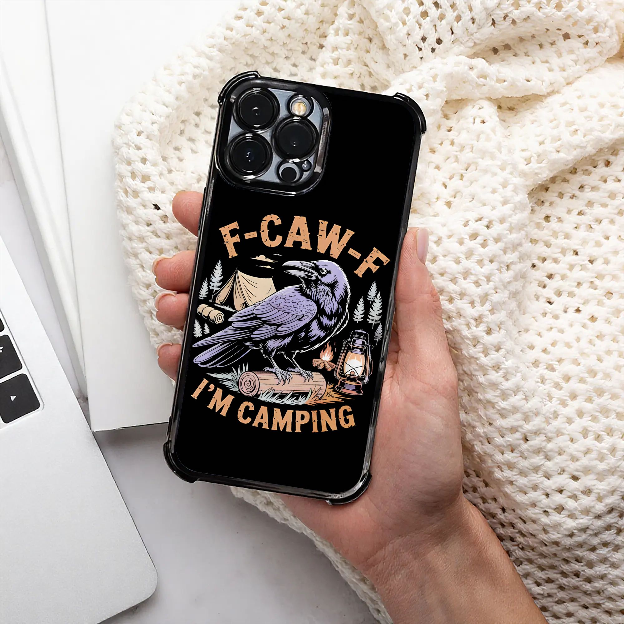 Divertida Funda para Teléfono  - Outdoor Camping Adventure reseña y precio