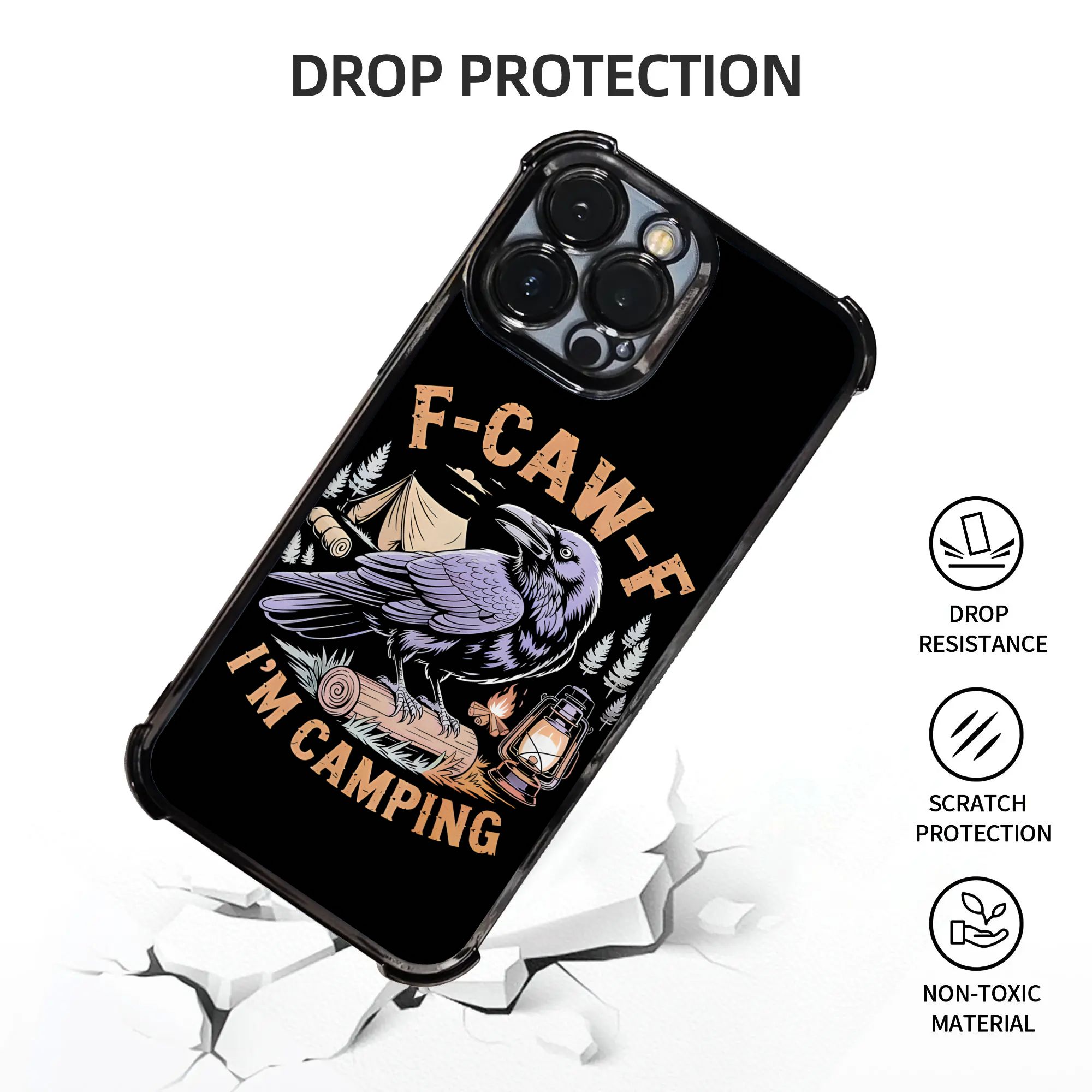 Divertida Funda para Teléfono  - Outdoor Camping Adventure reseña y precio
