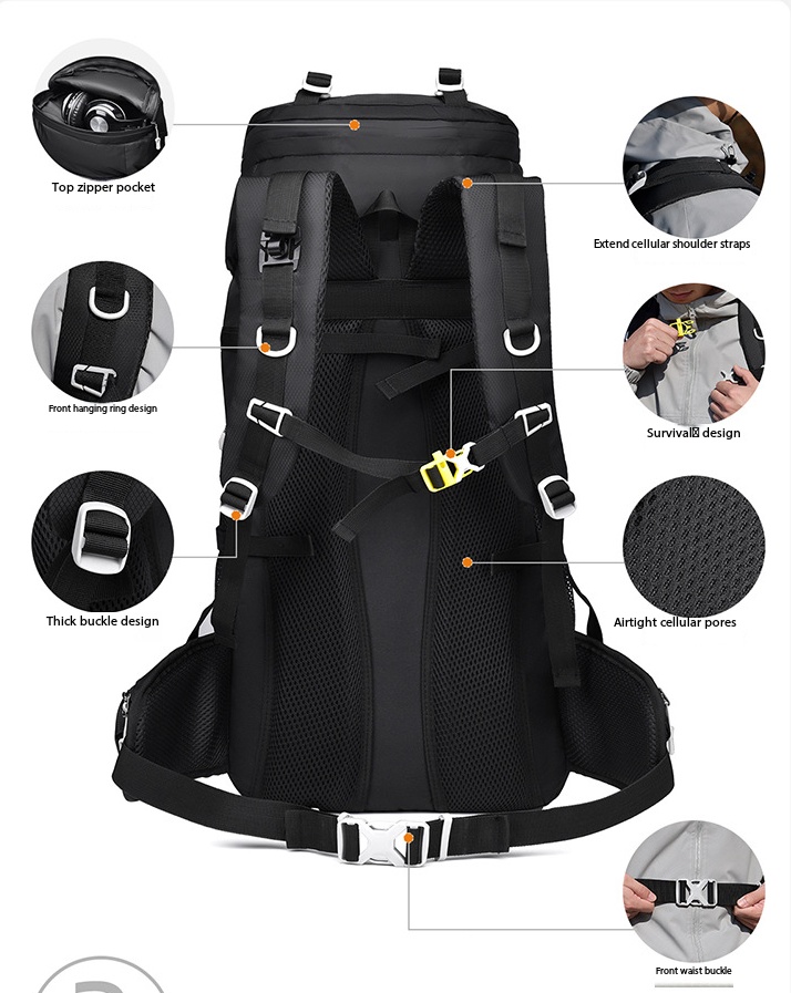 Mochila de Senderismo Profesio - Outdoor Camping Backpack reseña y precio
