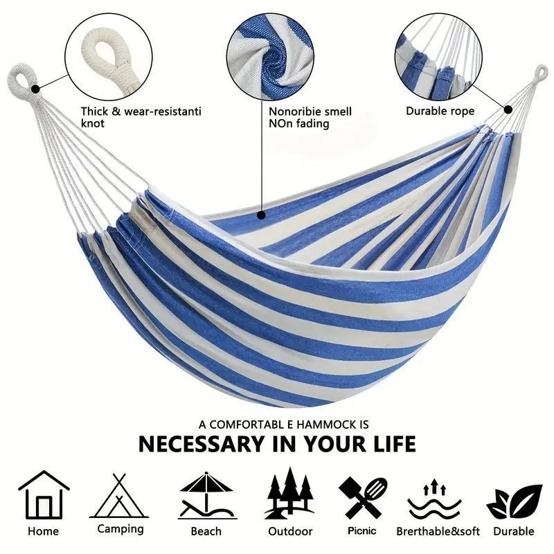 Hamaca de Lona sin Varillas de - Camping Hammock reseña y precio
