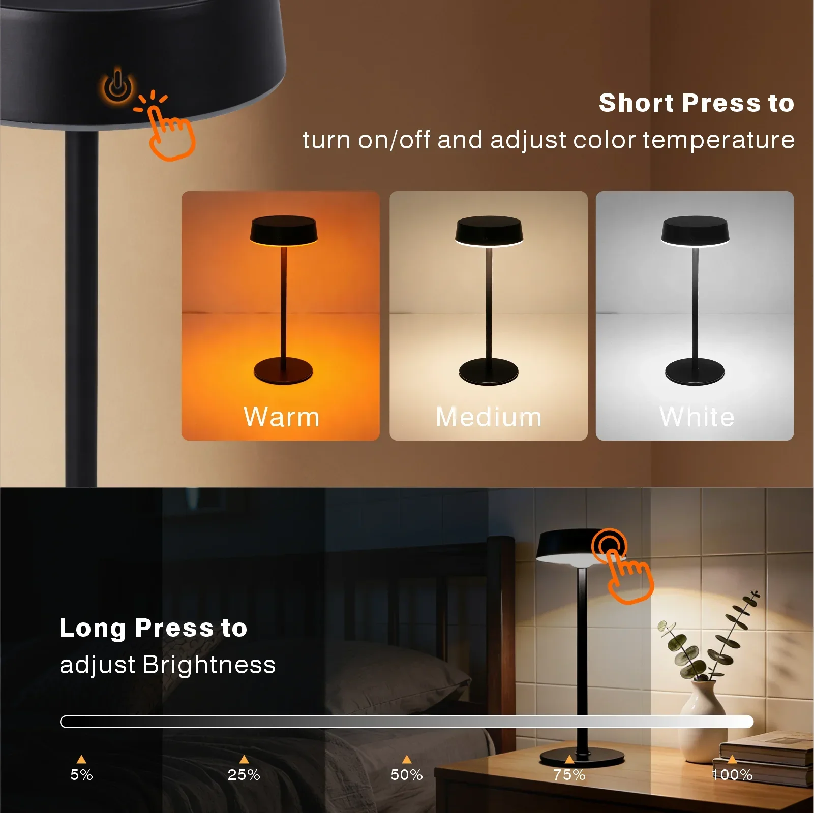 Lámpara de Escritorio LED KVF, - Camping Solar Lantern reseña y precio