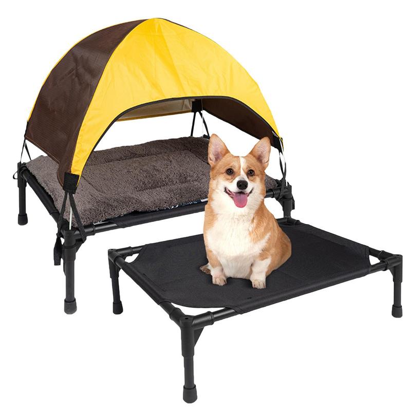 Cama para perro elevada al air - Outdoor Camping Cot reseña y precio
