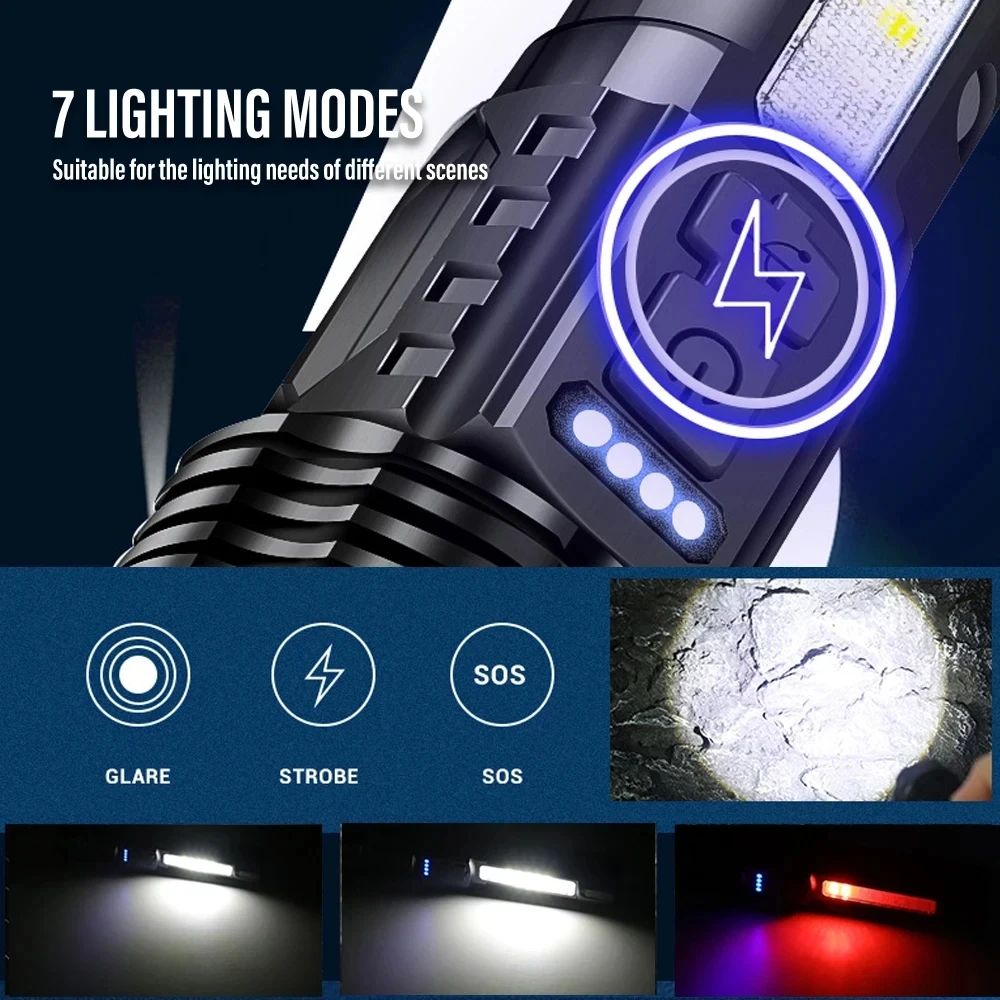 Potente linterna LED XHP50 res - Outdoor Camping Adventure reseña y precio