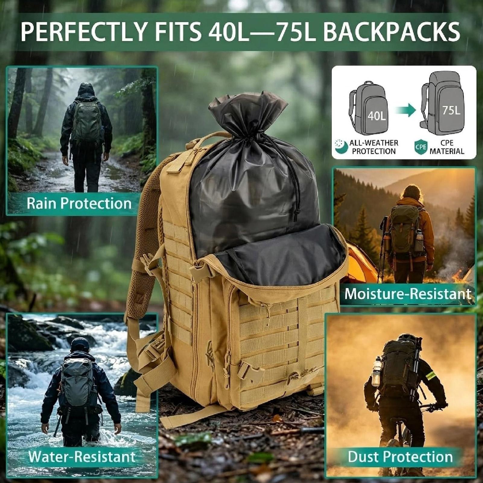 Forro para mochila impermeable - Outdoor Camping Backpack reseña y precio