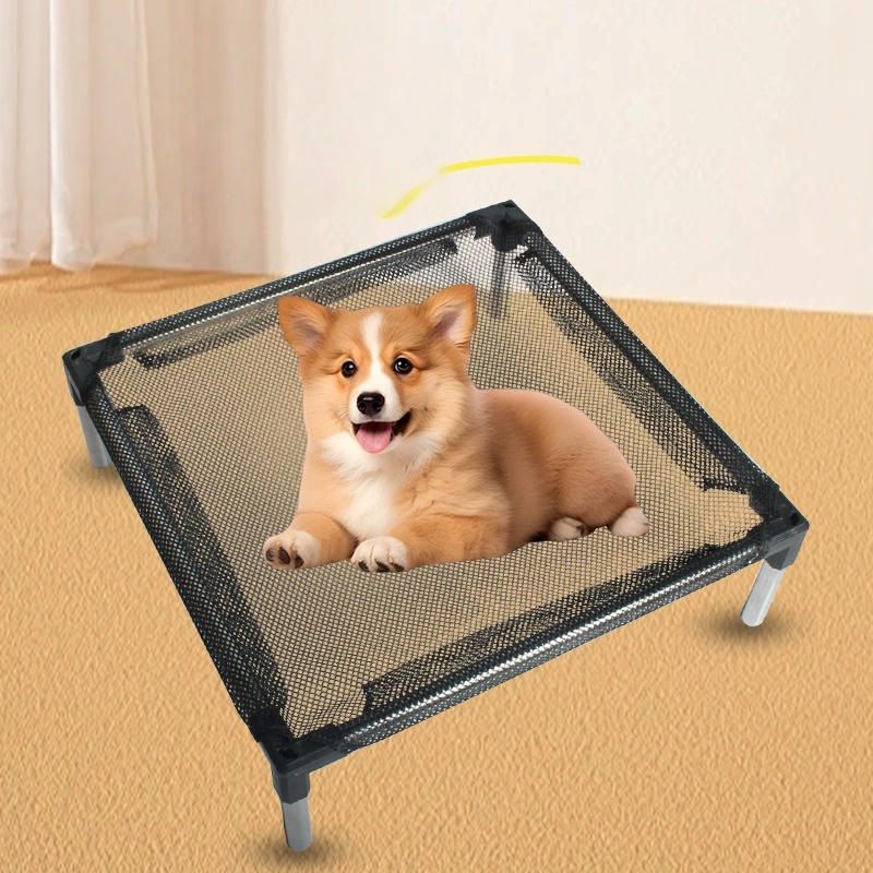 Cama para perros elevada con e - Outdoor Camping Cot reseña y precio