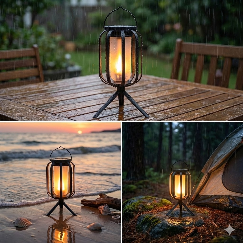 Linterna LED Portátil Vintage  - Camping Solar Lantern reseña y precio
