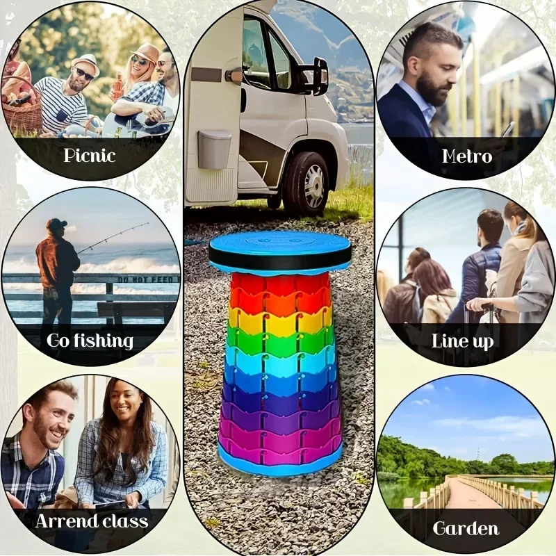 Taburete Telescópico Plegable  - Outdoor Camping Adventure reseña y precio