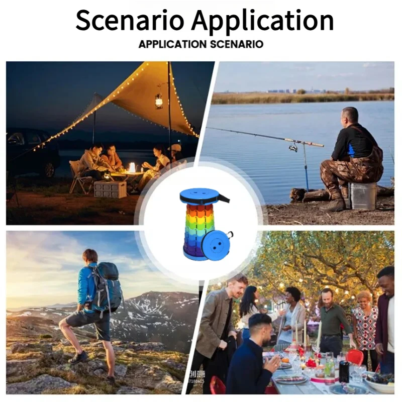 Taburete Telescópico Plegable  - Outdoor Camping Adventure reseña y precio