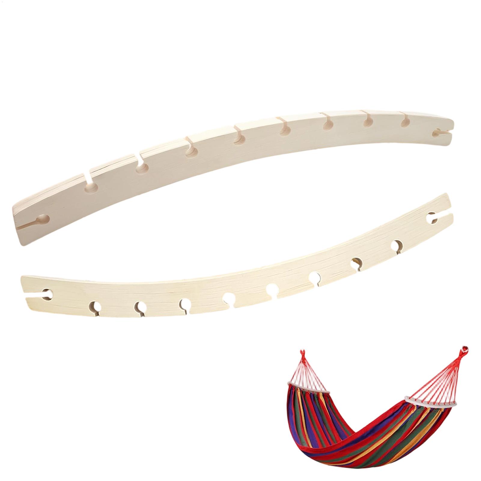 2 barras de madera de 10 orifi - Camping Hammock reseña y precio