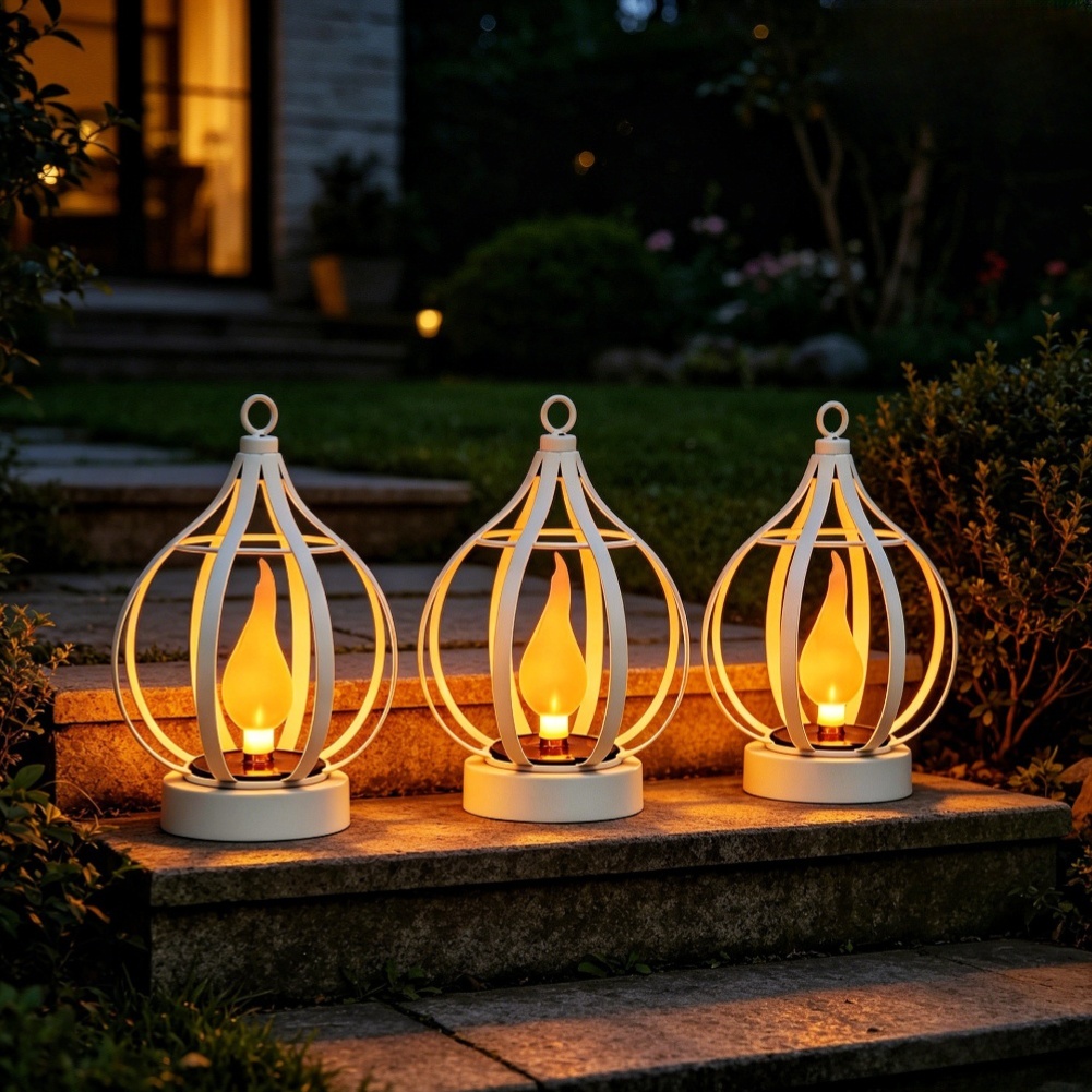 Lámpara Solar para Exteriores, - Camping Solar Lantern reseña y precio