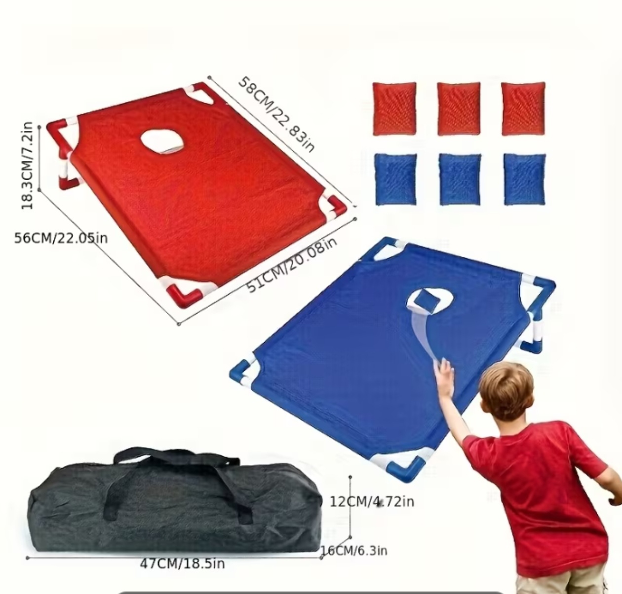 Juego de Corn Hole que incluye - Outdoor Camping Games For Adults reseña y precio