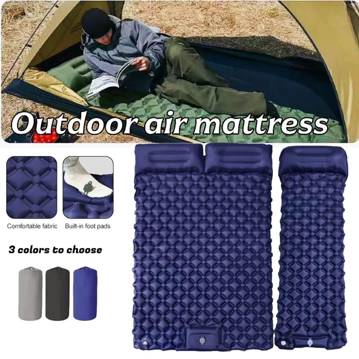 Colchón de aire inflable indiv - Outdoor Camping Rug reseña y precio