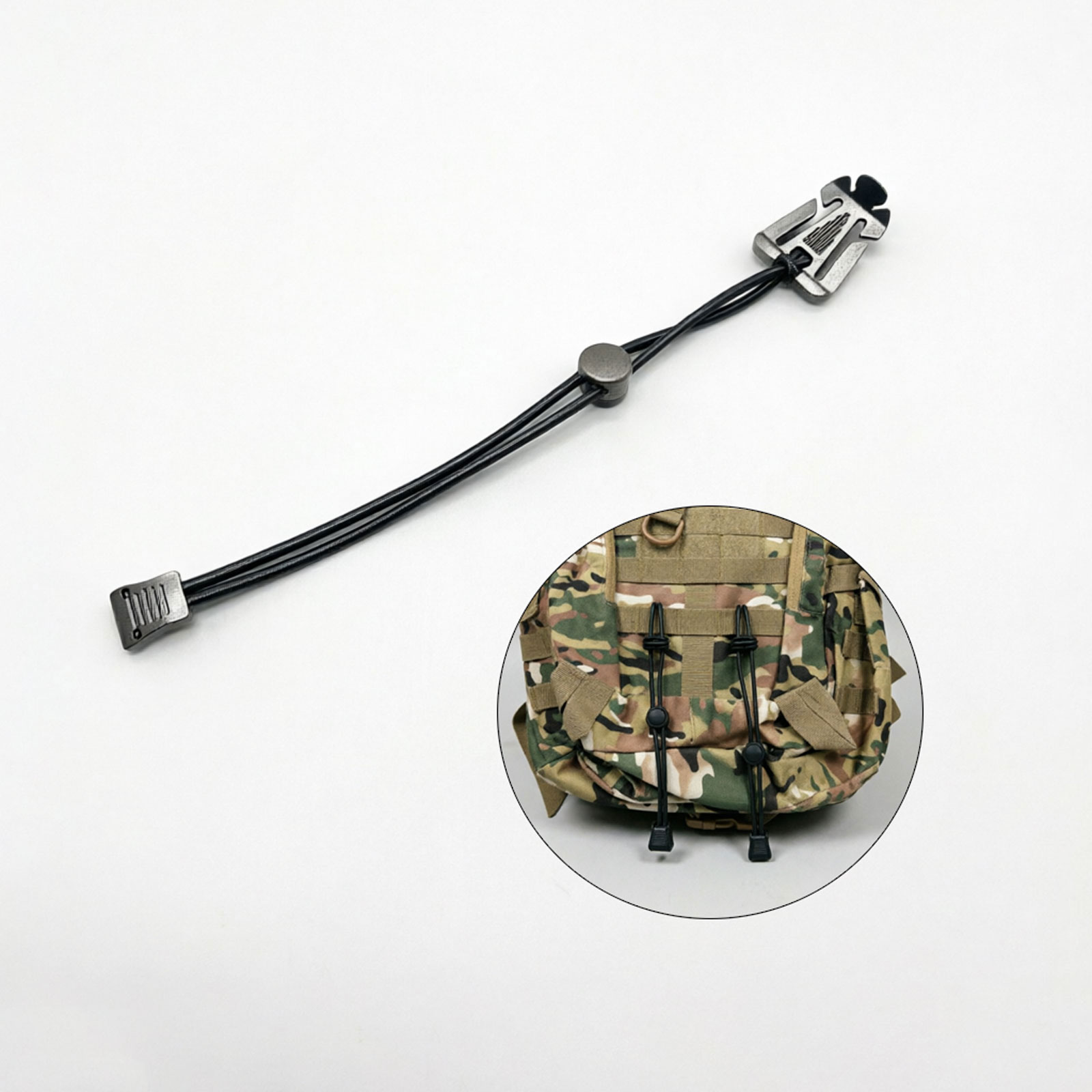 Clip para linterna, cuerda elá - Outdoor Camping Backpack reseña y precio