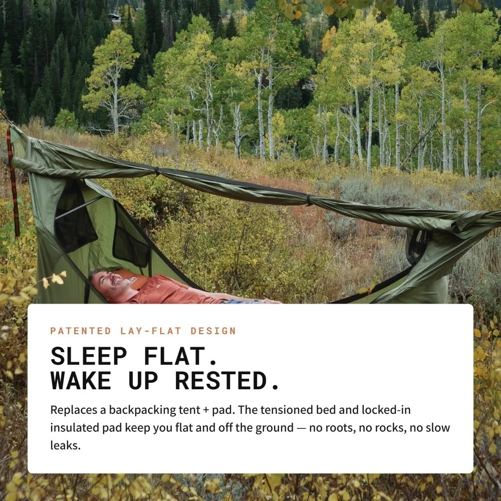 Hamaca Plana con Mosquitera, T - Camping Hammock reseña y precio