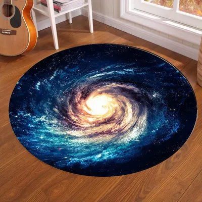 Alfombra redonda de galaxia, t - Outdoor Camping Rugs reseña y precio