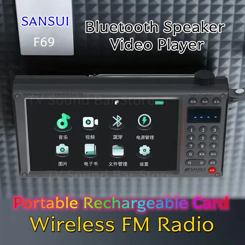Altavoz estéreo HIFI con Bluet - Outdoor Camping Videos reseña y precio