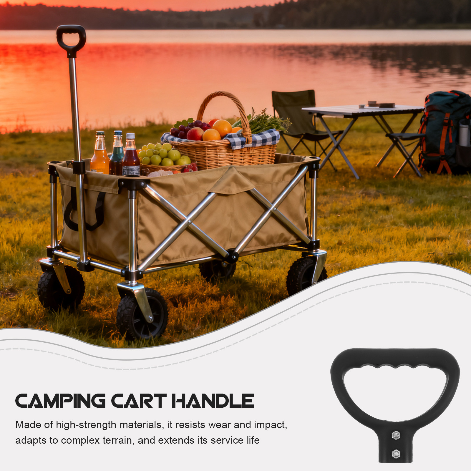 Asa de Repuesto para Carro de  - Outdoor Camping Wagon reseña y precio