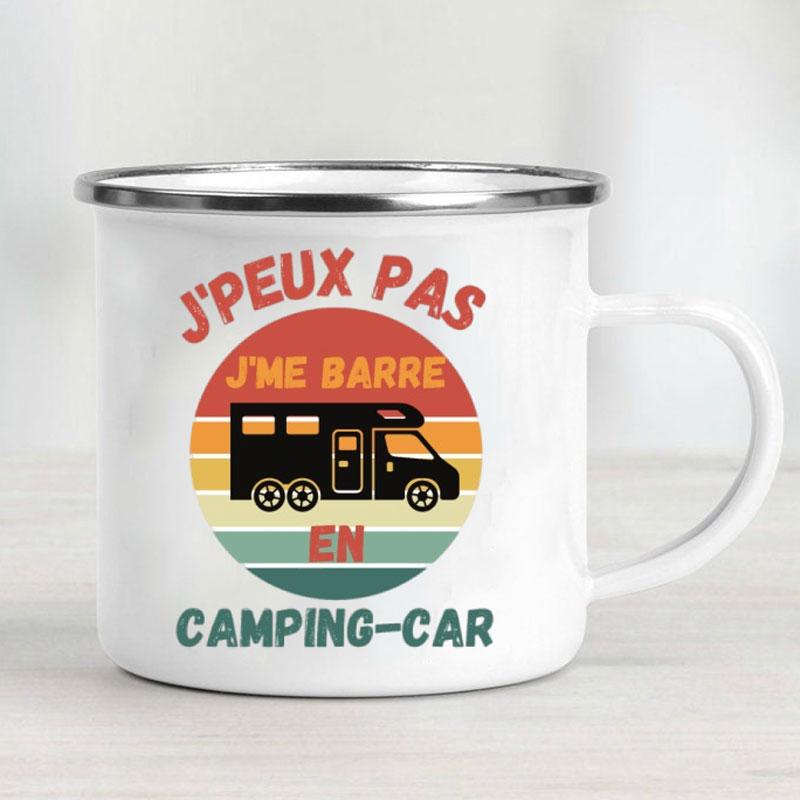 Taza de Esmalte para Autocarav - Outdoor Camping Adventures reseña y precio
