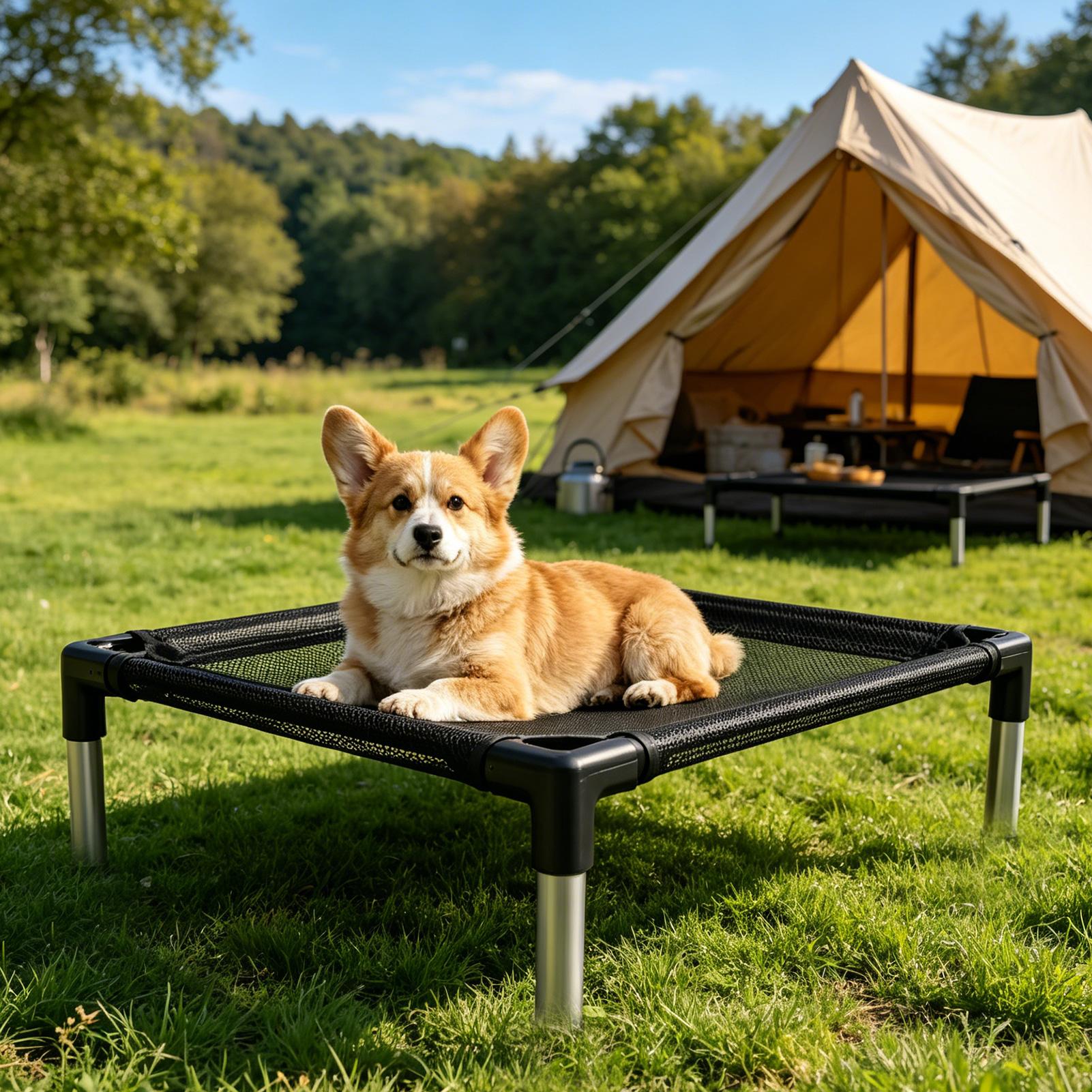 Cama Elevada para Perros, Mall - Outdoor Camping Cot reseña y precio