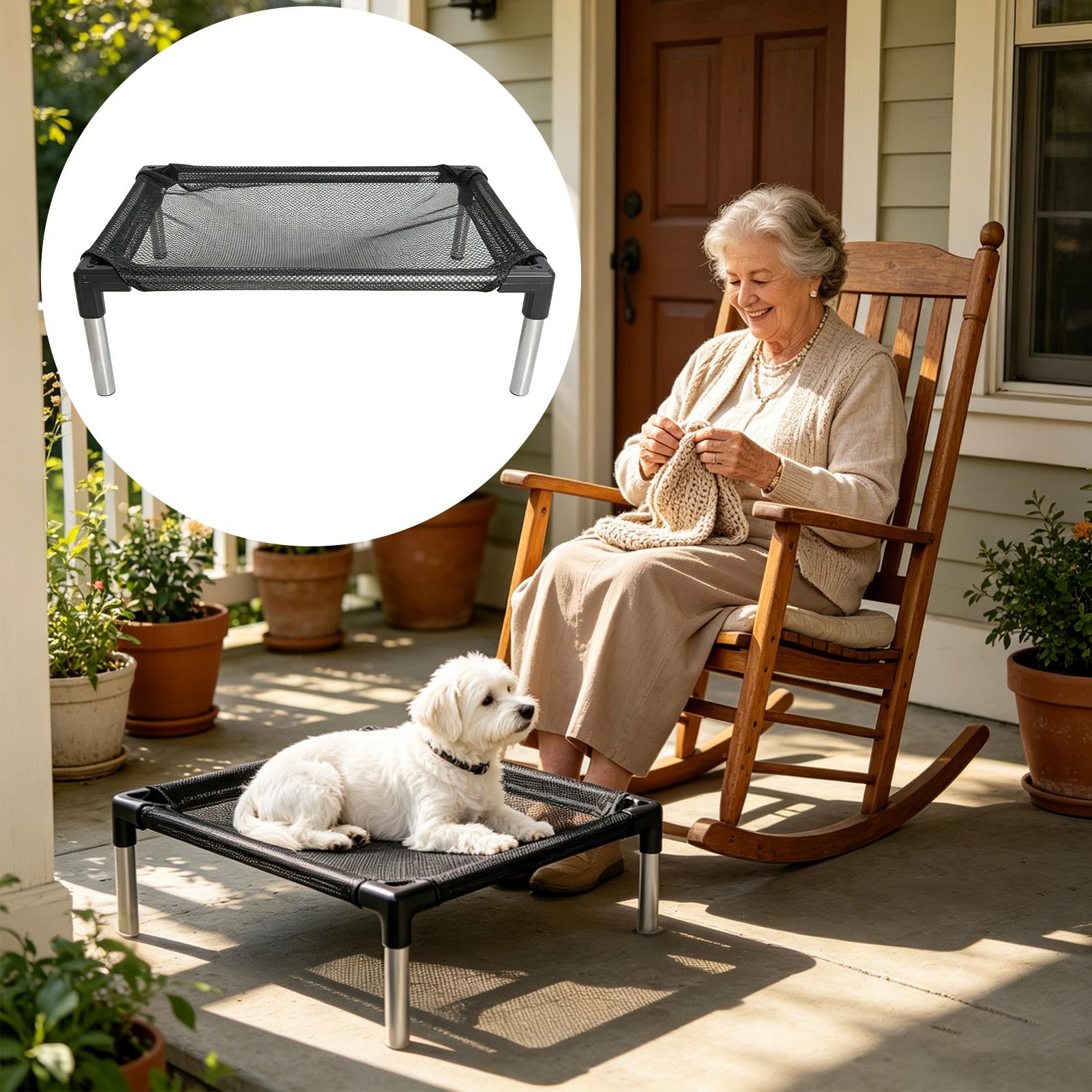 Cama Elevada para Perros, Mall - Outdoor Camping Cot reseña y precio