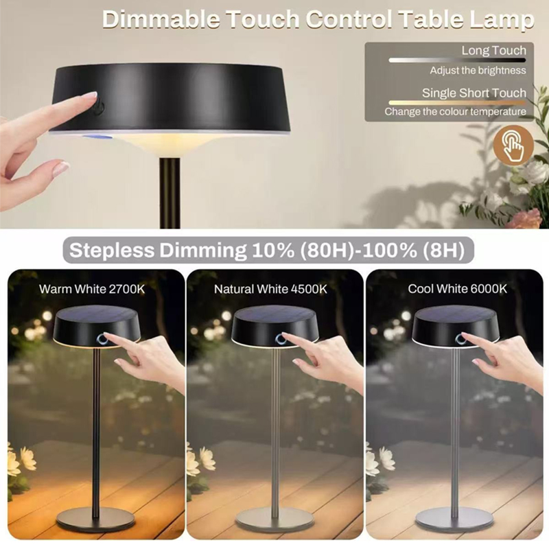 Lámpara de mesa Solar, lámpara - Camping Solar Lantern reseña y precio