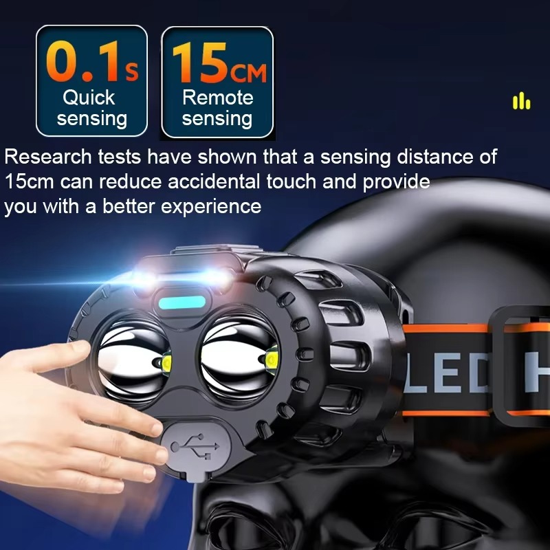 Potente Linterna Frontal LED d - Outdoor Camping Adventure reseña y precio