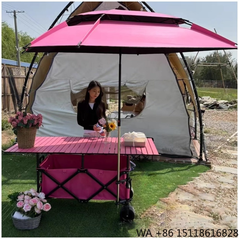 Carrito Plegable Reforzado de  - Outdoor Camping Wagon reseña y precio
